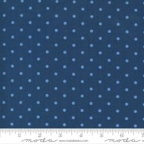 Crystal Lane 2987 17 Snow Dots Blue by Moda Fabrics - By The Yard